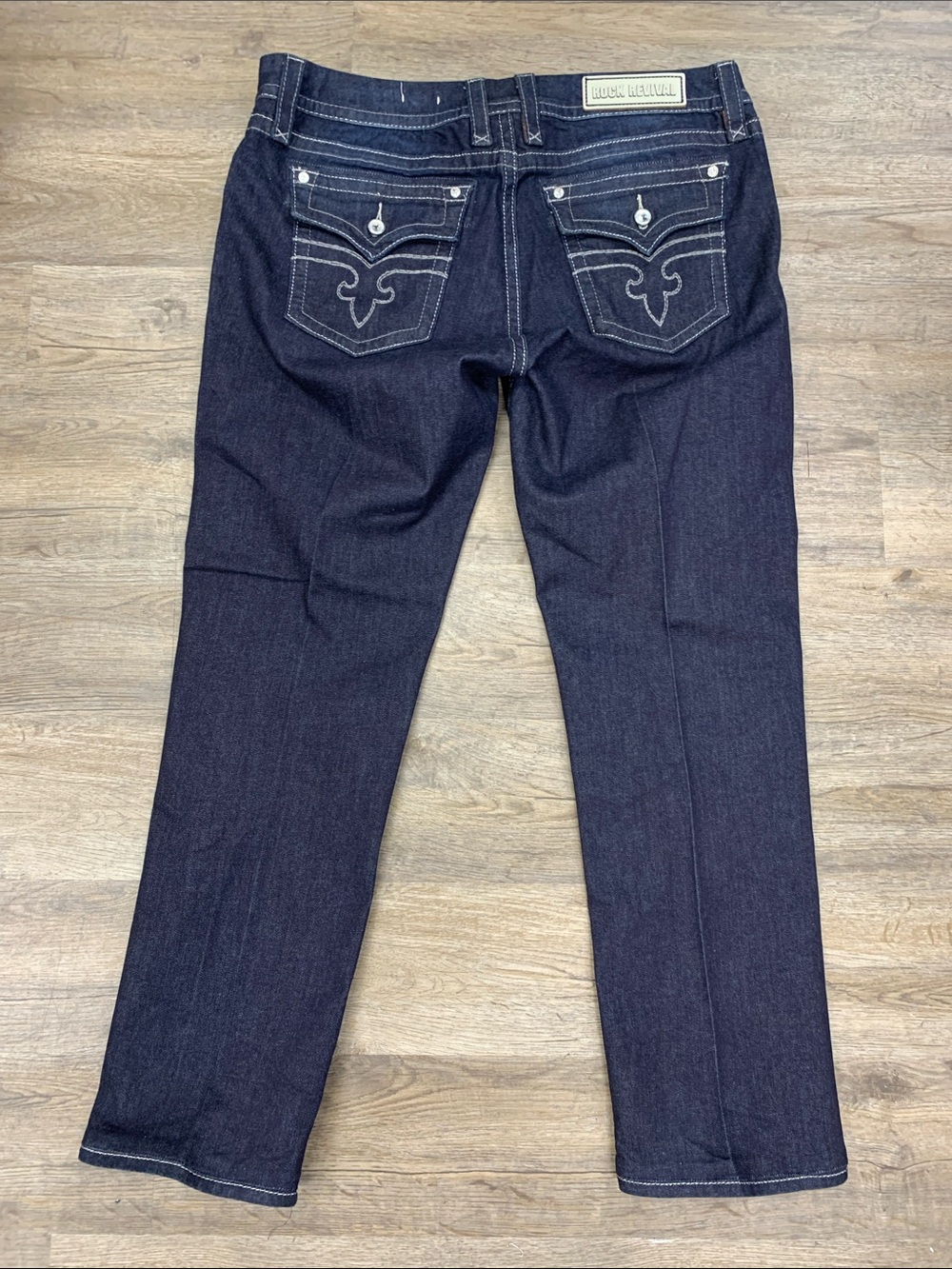 Rock Revival Women's Dark Indigo Straight-Leg Jeans